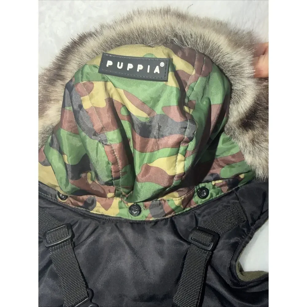 Puppia Orson Coat With Built In Dog Harness Size Large (E0010)